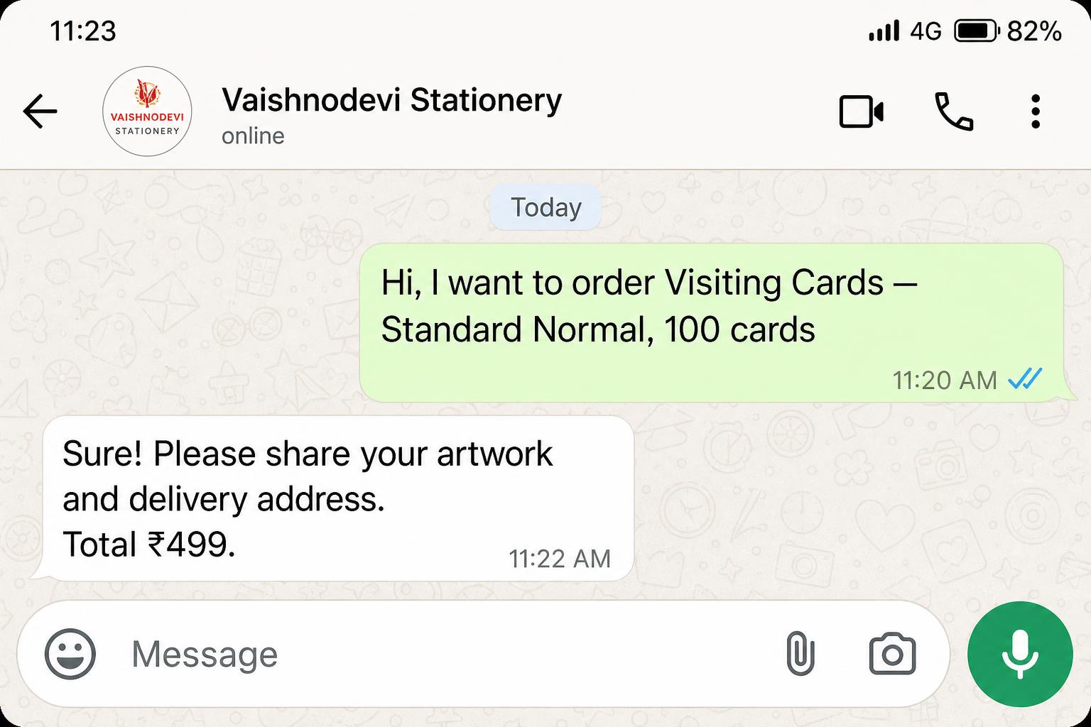 2. Chat on WhatsApp