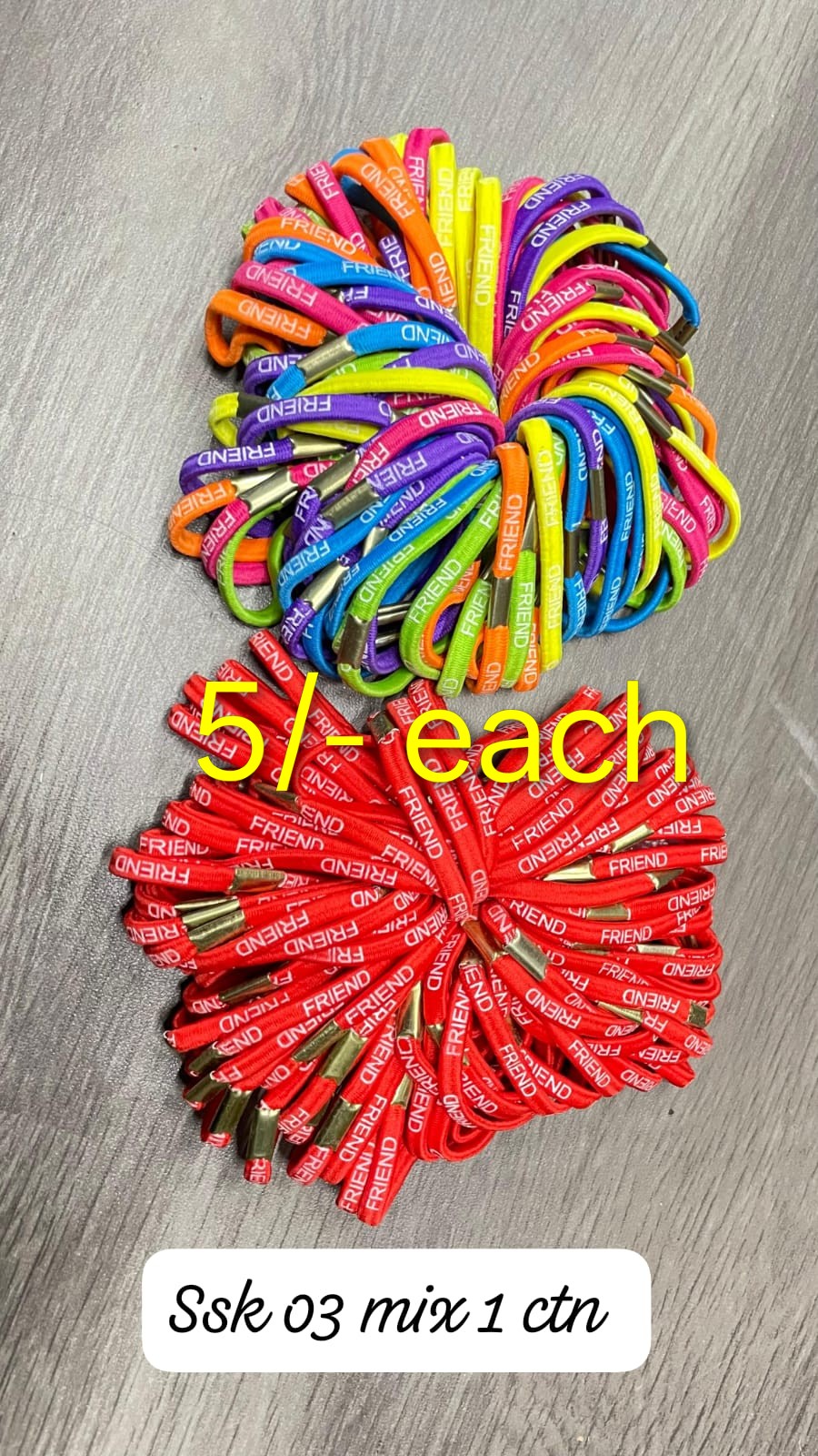 Ssk 03 Mix Elastic Friendship Band